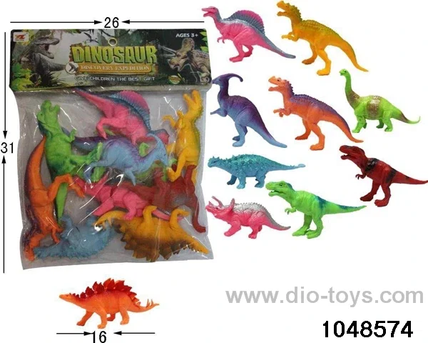 10pcs dinosaur