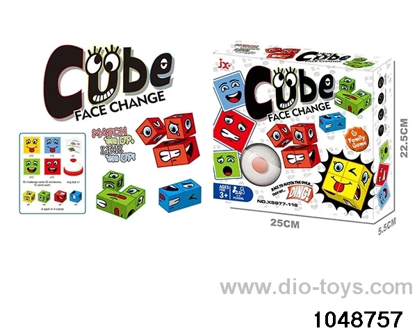 Rubik's Cube Emoji Game in color box