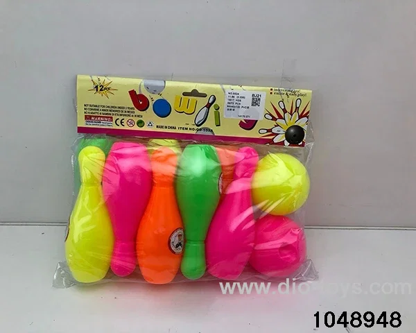 bowling ball in PP bag with header