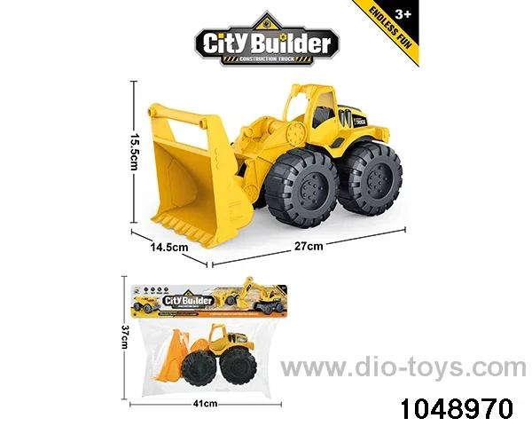 Oversized bulldozers in PP bag with header