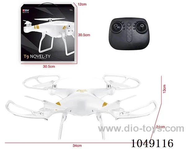 RC folding quadcopter with fixed altitude