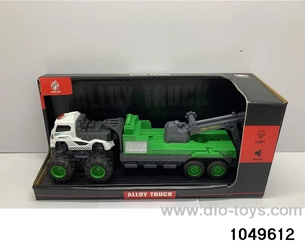 Alloy Sanitation Vehicle with Lights & Music in display box