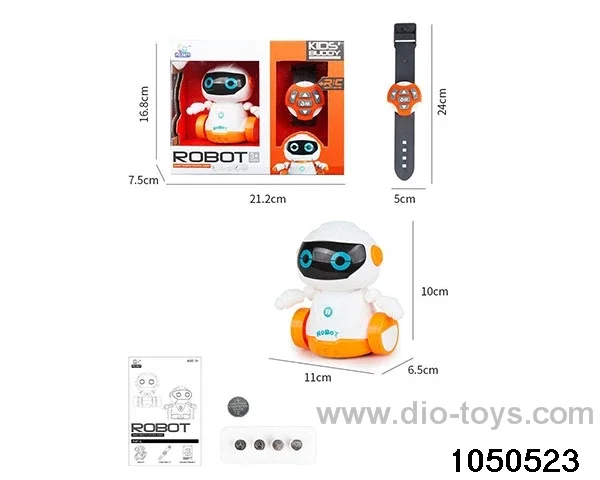 RC robots (electricity included) in color box