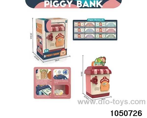 Piggy bank in window box