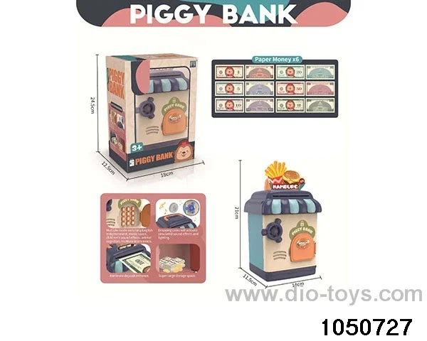 Piggy bank in window box