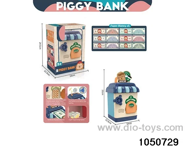 Piggy bank in window box
