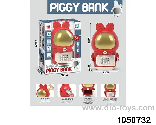 Piggy bank in window box