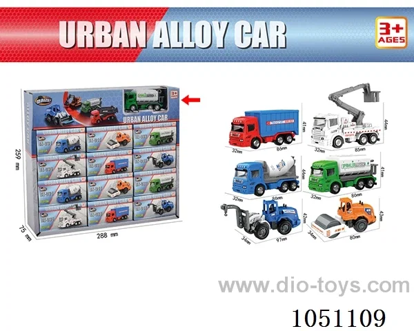 1: 64 city alloy cars, 25pcs\/6 models (single price)