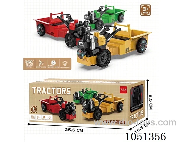 B/O tractor with light/music