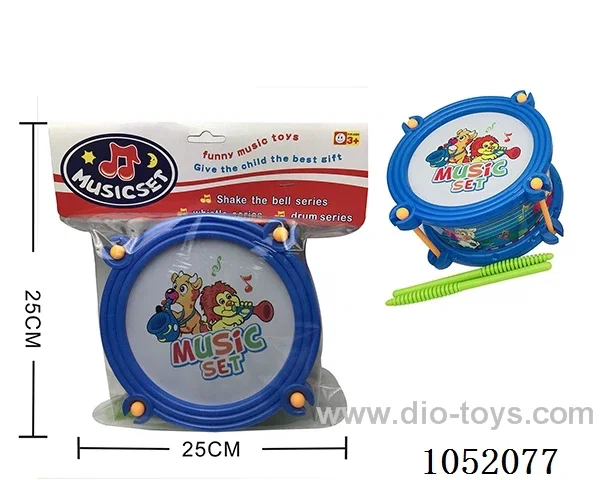 Cartoon tambourine set