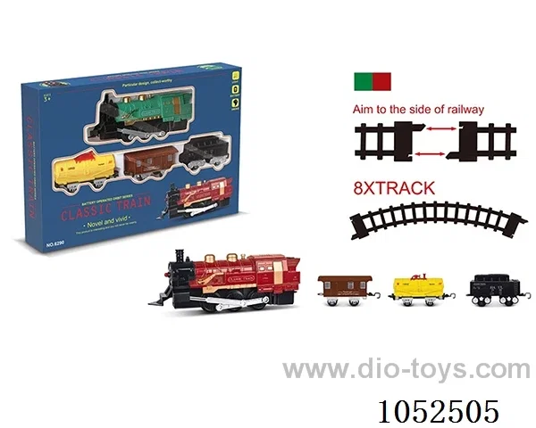 railroad train in window box