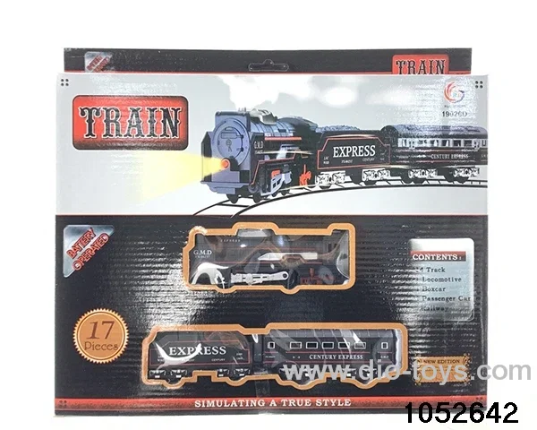 Electric Lighted Train in window box