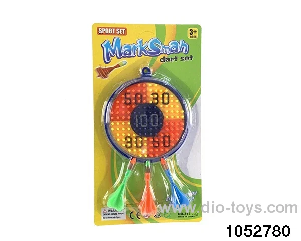 Dartboard with 3 darts in Blister card