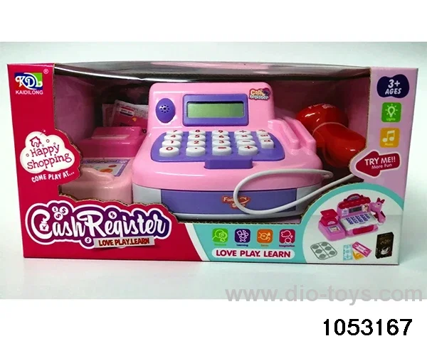 cash registers in window box