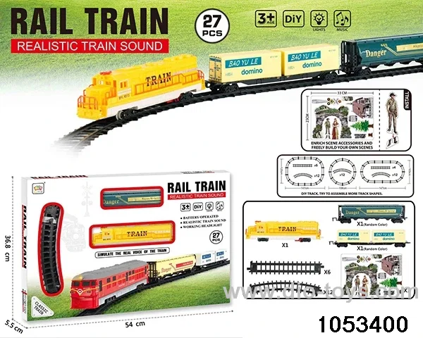 Electric Lighted Musical Train in window box