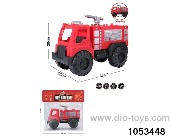 sliding vehicle in PP bag with header