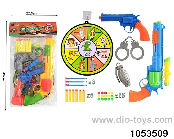 softball gun in PP bag with header