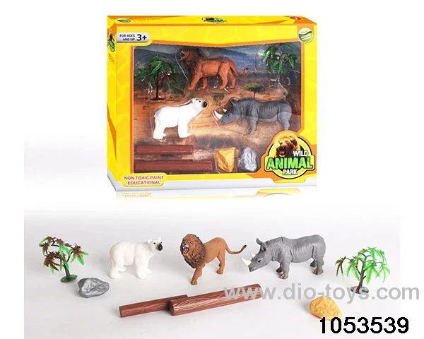3pcs Animal Set in window box