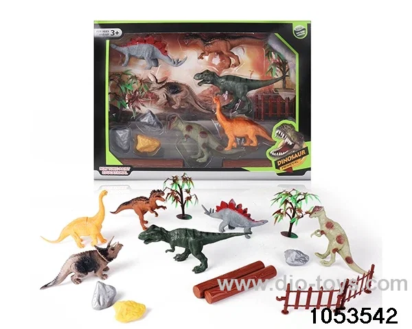 6pcs Dinosaur Set in window box