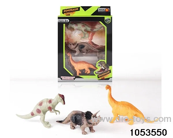 3pcs Dinosaur Set in window box