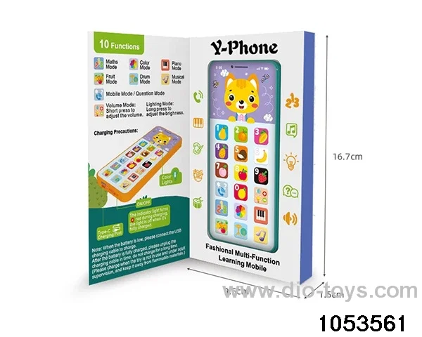 english learning book with USB line in color box