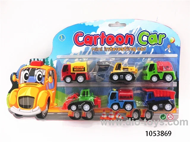 pull back car in blister card