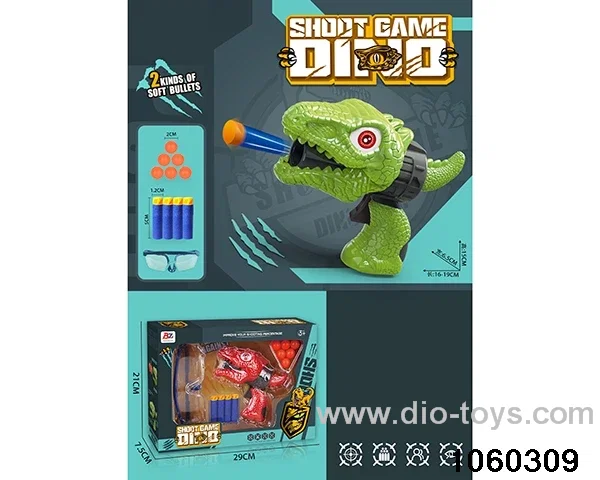 2-in-1 softball gun + ping-pong gun in window box