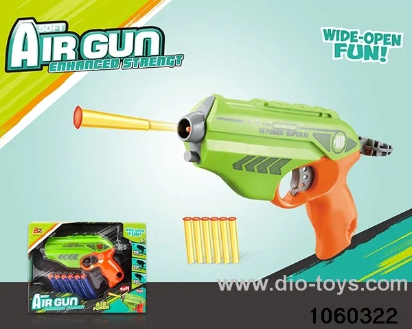 Softball gun set in window box