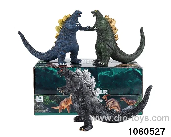 dinosaurs in display box