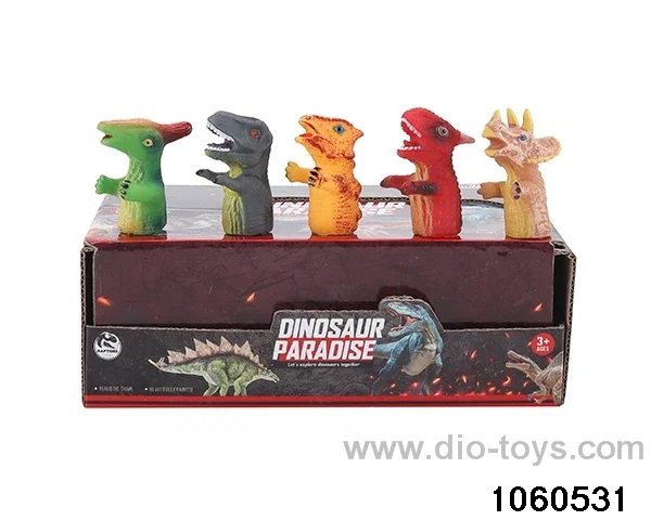 dinosaurs in display box