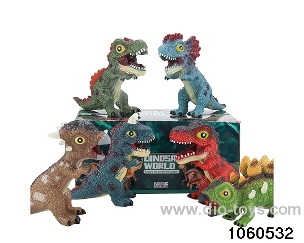 dinosaurs in display box