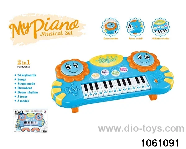 electronic organ in window box
