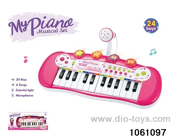 24 Keys Electronic Piano in window box