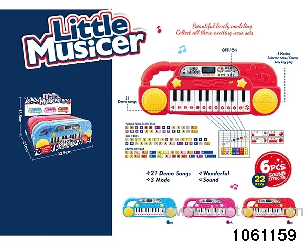 24-key electronic keyboard in display box