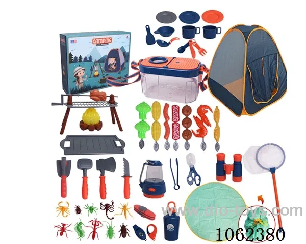 Outdoor camping tent set