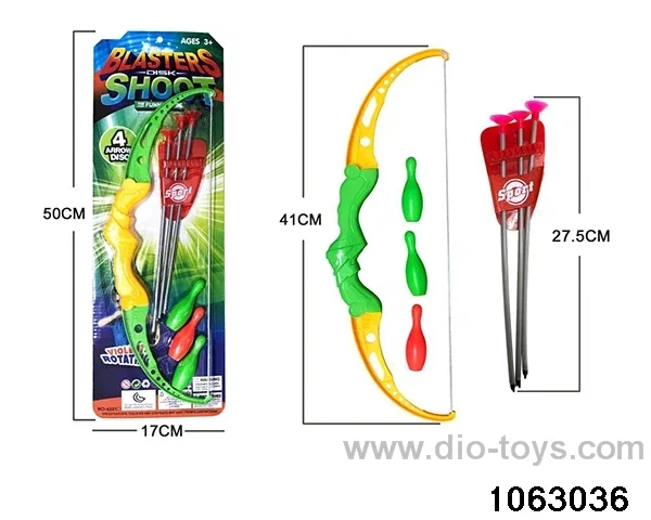 Bow and Arrow Toys in blister
