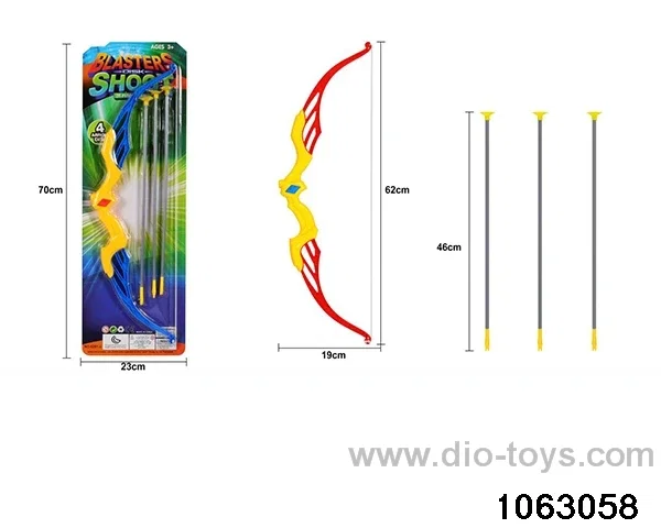 Bow and Arrow Toys in Blister card