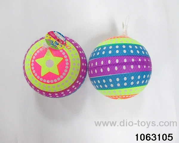 9 inch colourful ball in Net bag