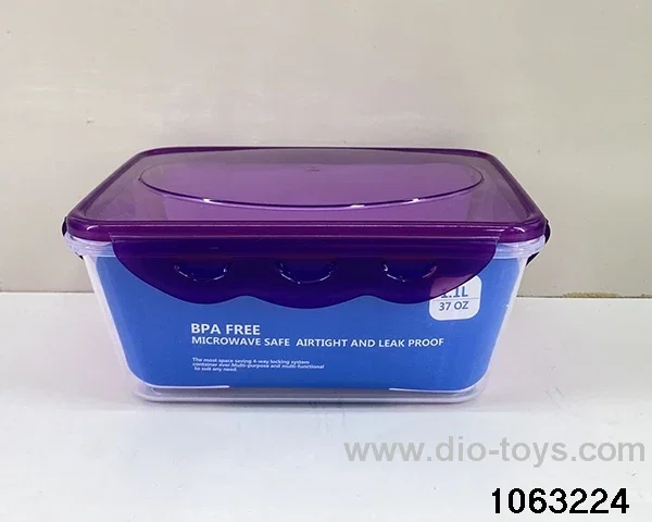 food container in Plastic film