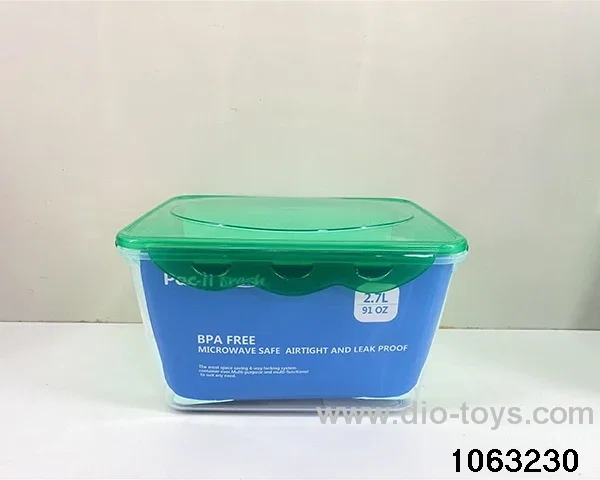 food container in Plastic film