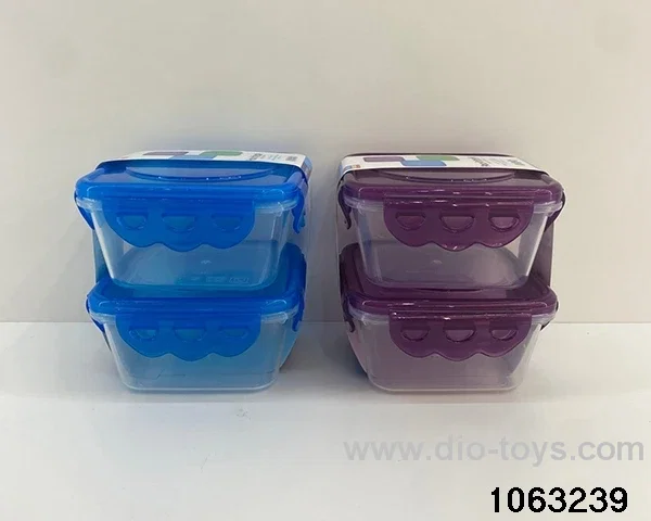 food container in Plastic film