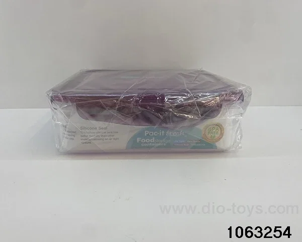 food container in Plastic film