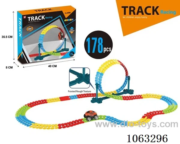 B/O assembly rail car with light