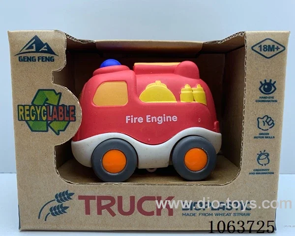 Straw material  Free Wheel Car