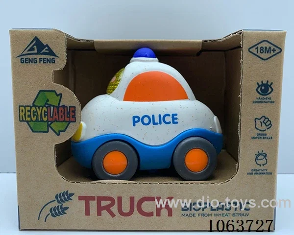 Straw material  Free Wheel Car
