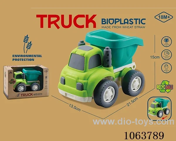 Straw material  Free Wheel Car