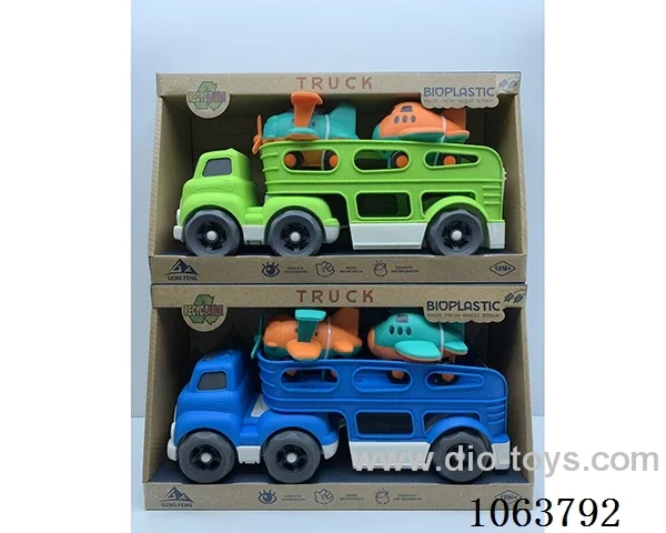 Straw material  Free Wheel Car