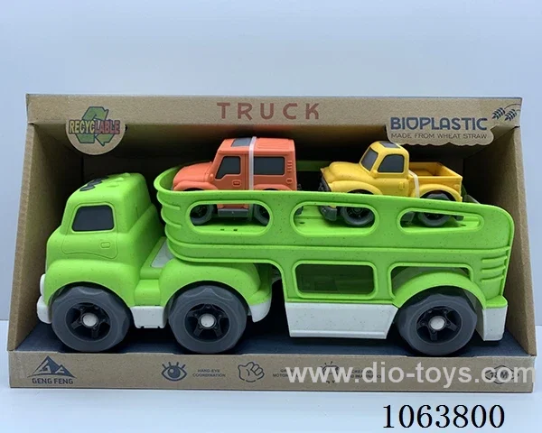 Straw material  Free Wheel Car