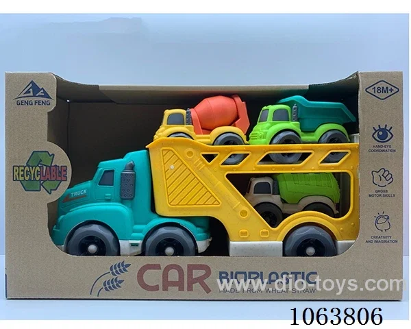 Straw material  Free Wheel Car