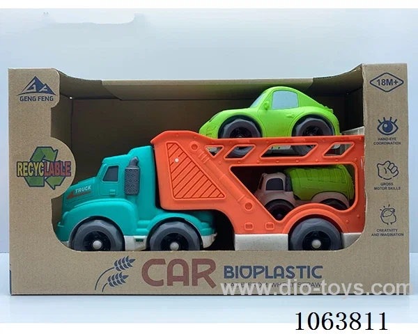Straw material  Free Wheel Car